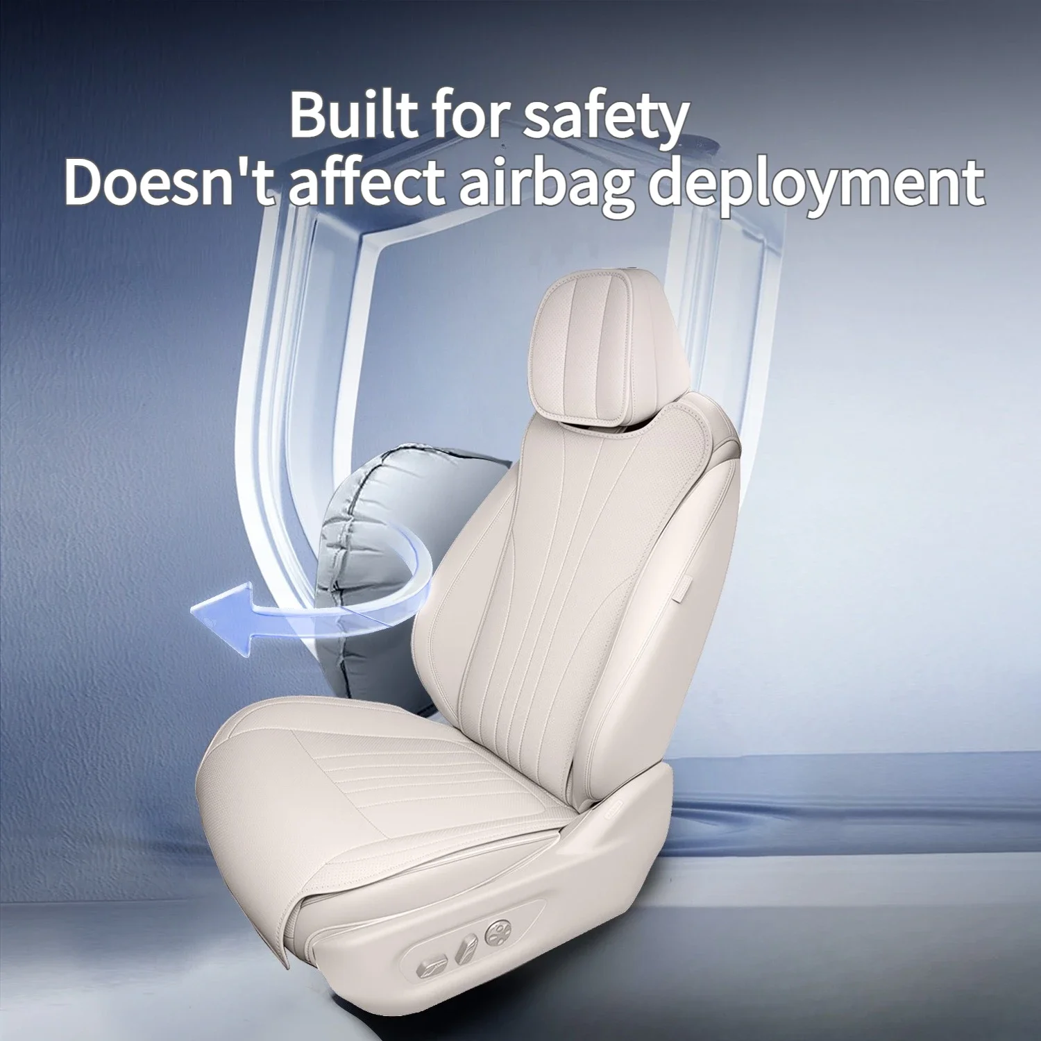 For Voyah Courage 2024-2025 Car Seat Covers Leather Seat Cushions All-season Comfortable Breathable Protective Pad Accessories detail image 4