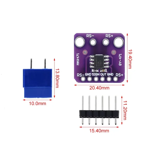 GY-471 MAX471 3A range current detection current sensor current measurement module