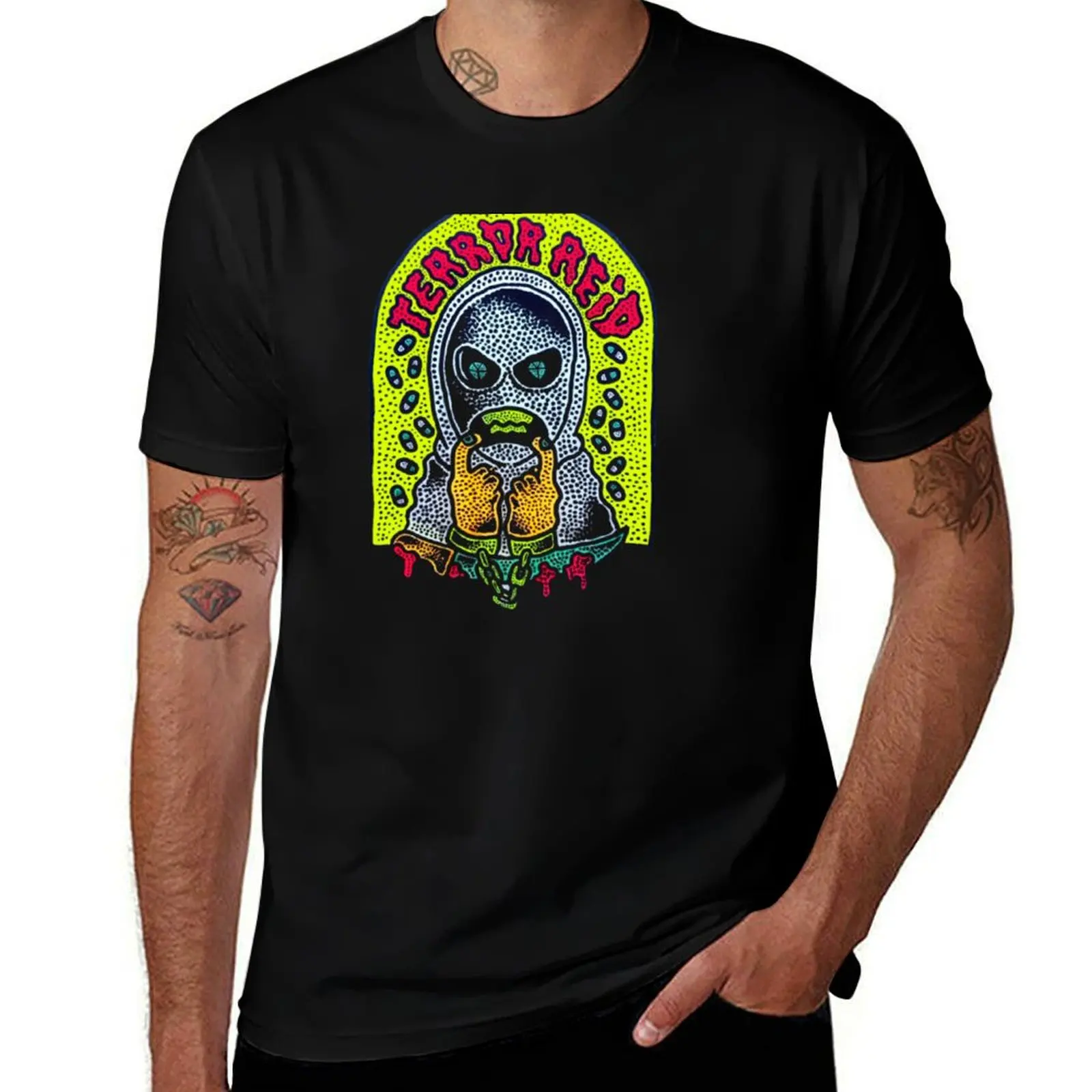 Terror Reid Shred Essential T-Shirt Big Size Short Sleeve Tee for Men T-Shirt