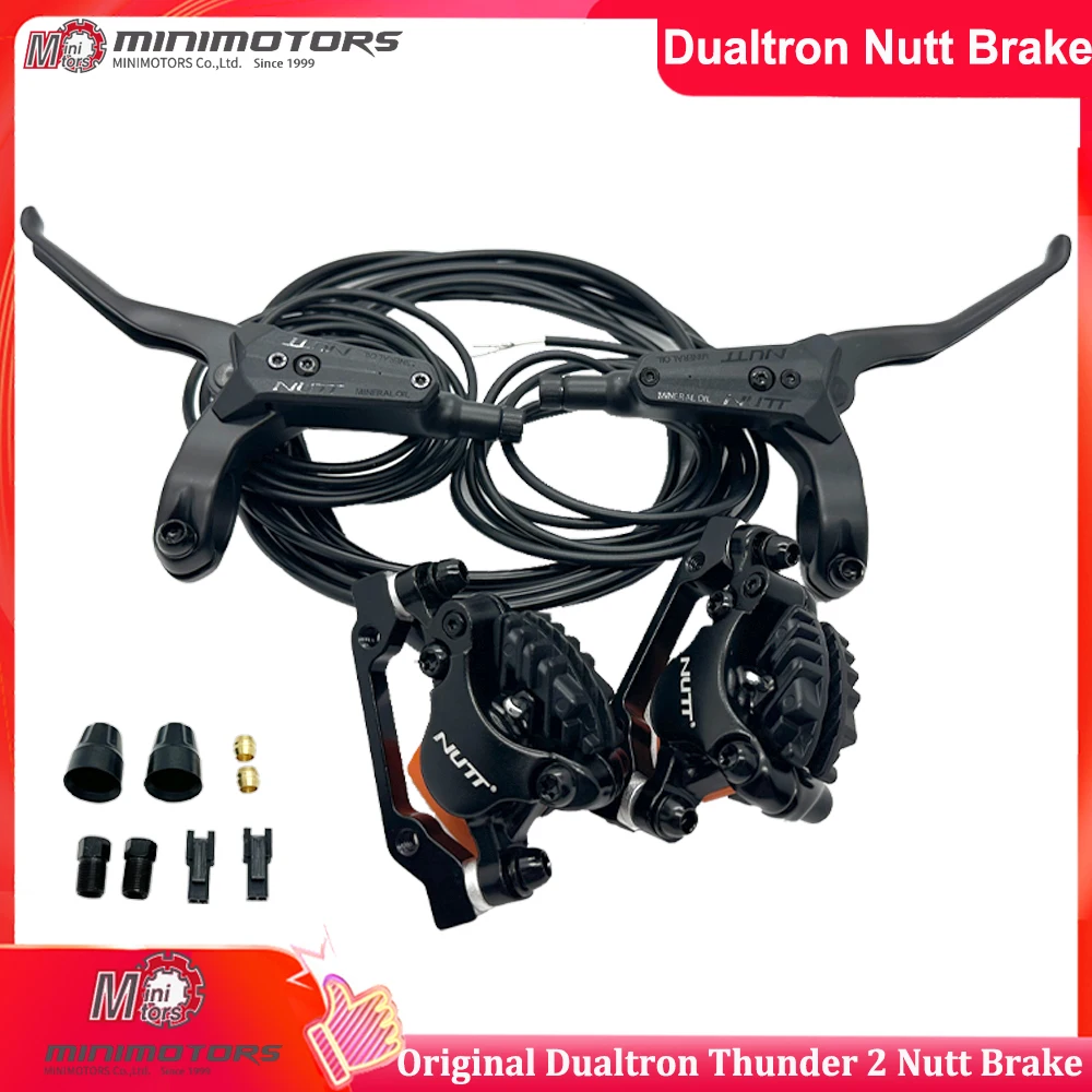 

Официальный гальмо Dualtron Nutt Brake Dualtron Thunder II, 2-поршневые аксессуары для передних и задних тормозов, только подходит для Dualtron Thunder II