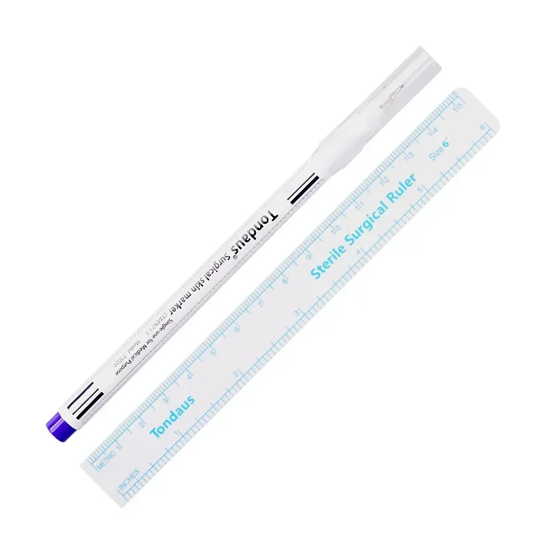Microblading-Zubehör, Tattoo-Marker, Augenbrauenstift, Permanent Beauty Makeup Messwerkzeug, chirurgischer Augenbrauen-Tattoo-Hautmarker