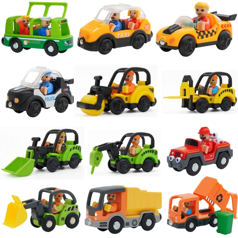 Tren magnético de juguete, accesorios de tren de madera, locomotora, vehículos ferroviarios, vías, juguetes, coche ferroviario de madera, regalos para niños