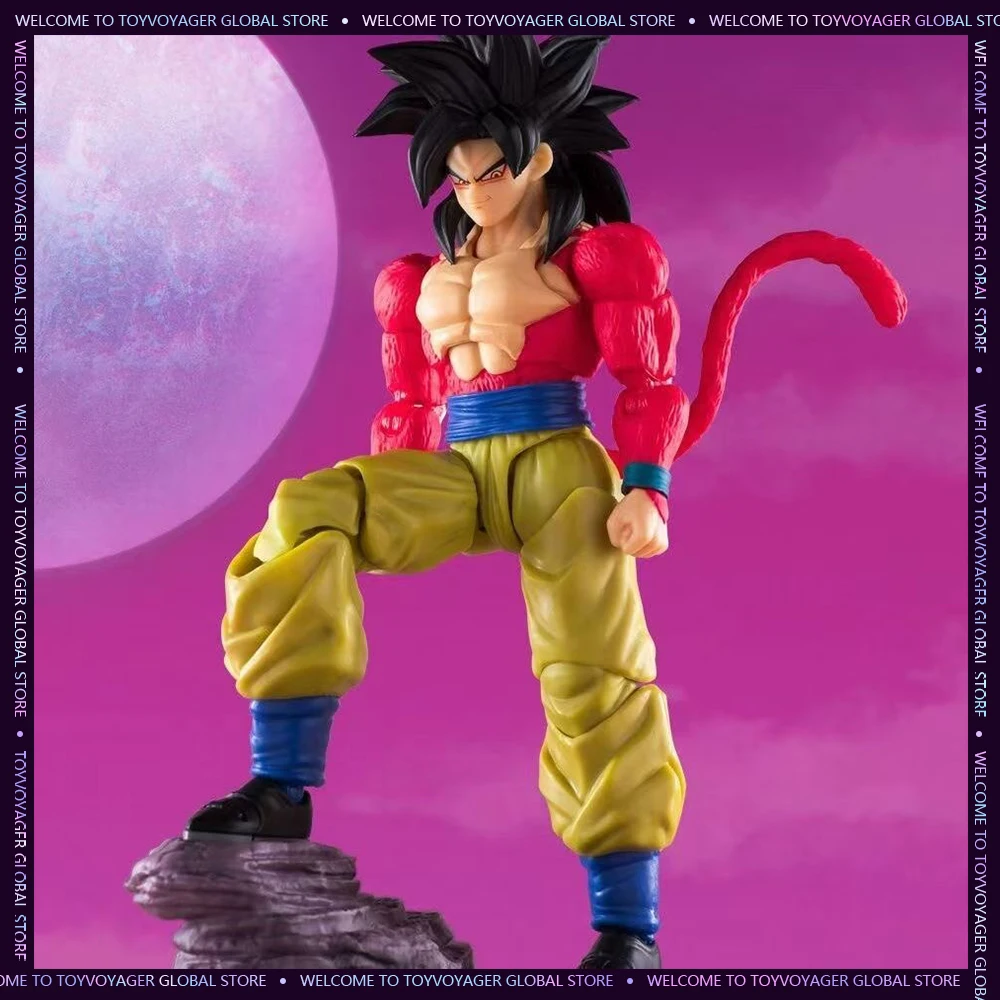 

In Stock Dragon Ball Figure Demoniacal Fit Untamed Power Vegetto Figure Son Goku Figures SHF SSJ4 Super Saiyan 4 Toy for Kids