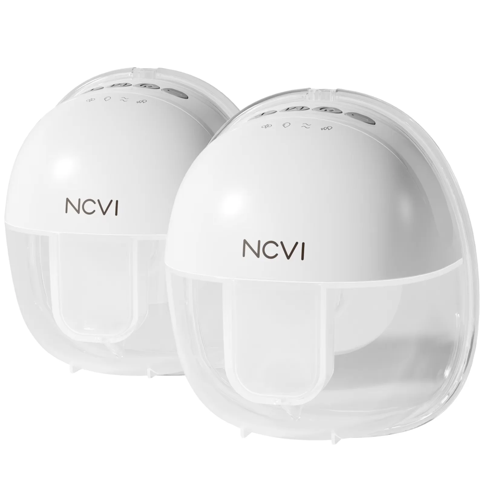 مضخة ثدي كهربائية يمكن ارتداؤها NCVI 2025، 4 أوضاع و9 مستويات، ضوضاء منخفضة ومثالية، شفة 19/21/24 مم، أبيض #1