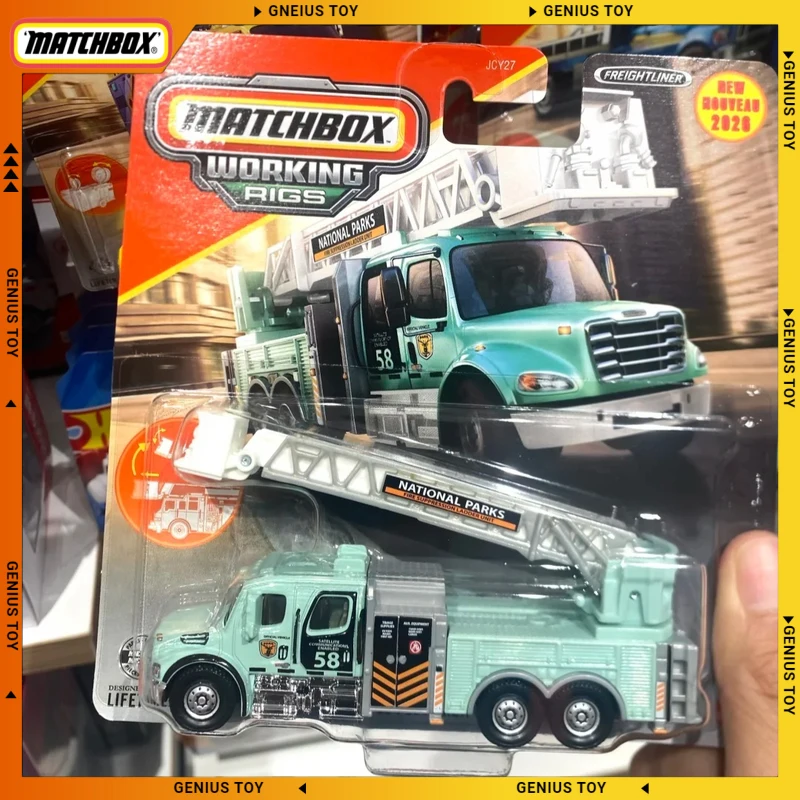 Matchbox Working Rigs National Parks FREIGHTLINER Truck Ford GMC Simulated Engineering Vehicle Alloy Diecast Collectible Toy