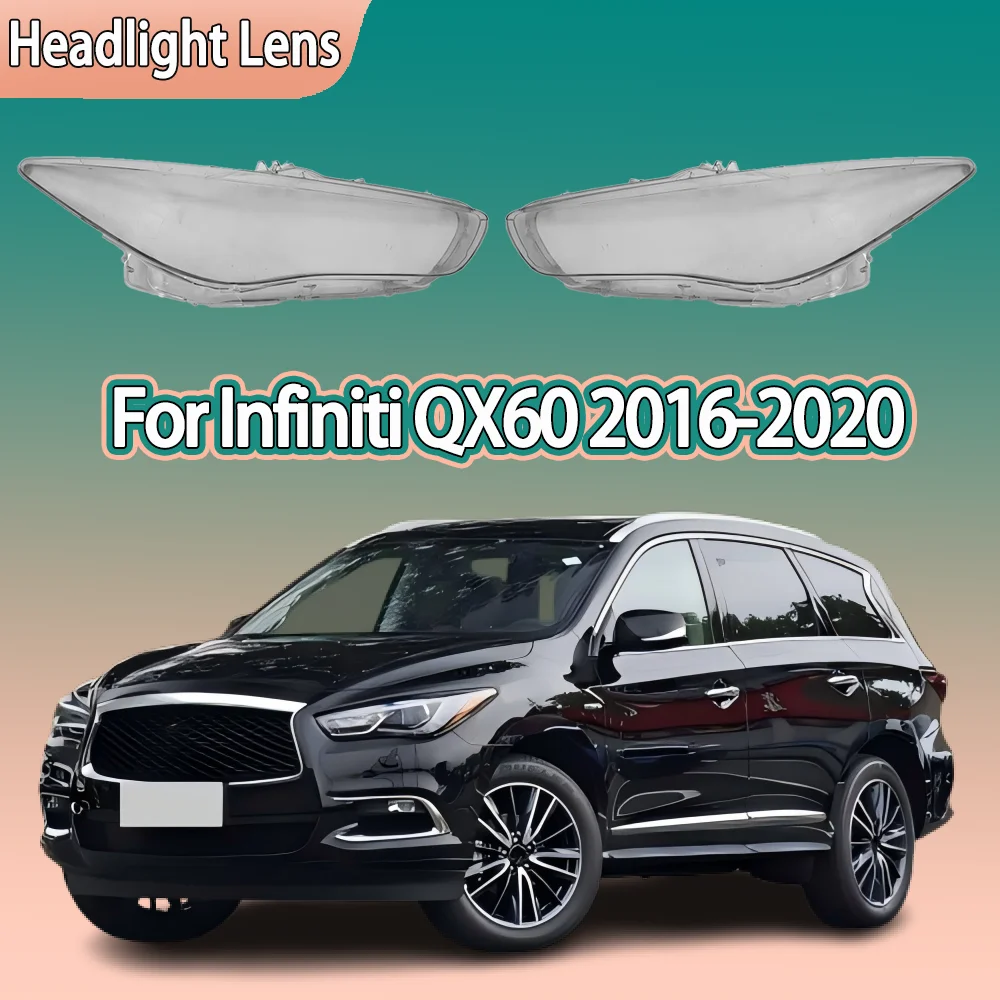 

Front Headlamp Cover Headlight Shell Lampshade Plexiglass Replace Original Lens For Infiniti QX60 2016 2017 2018 2019 2020