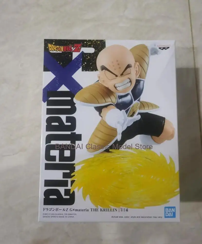 

В наличии Оригинальная фигурка BANDAI Banpresto Dragon Ball GxMateria Kuririn 11 см, ПВХ, аниме-фигурка, модель, игрушка, подарок