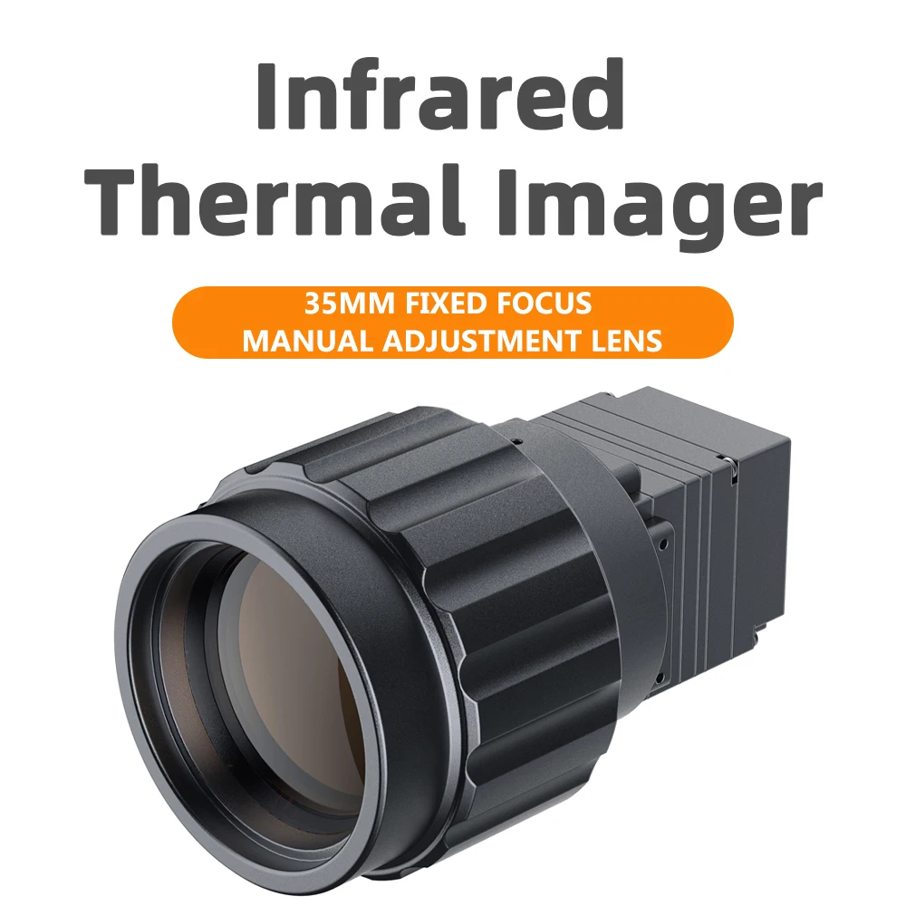 

640x512 35MM Lens Uncooled VOx LWIR Thermal Camera Industry Infrared Thermal Imager CVBS/USB(UVC) ,Security & Outdoor Monitoring