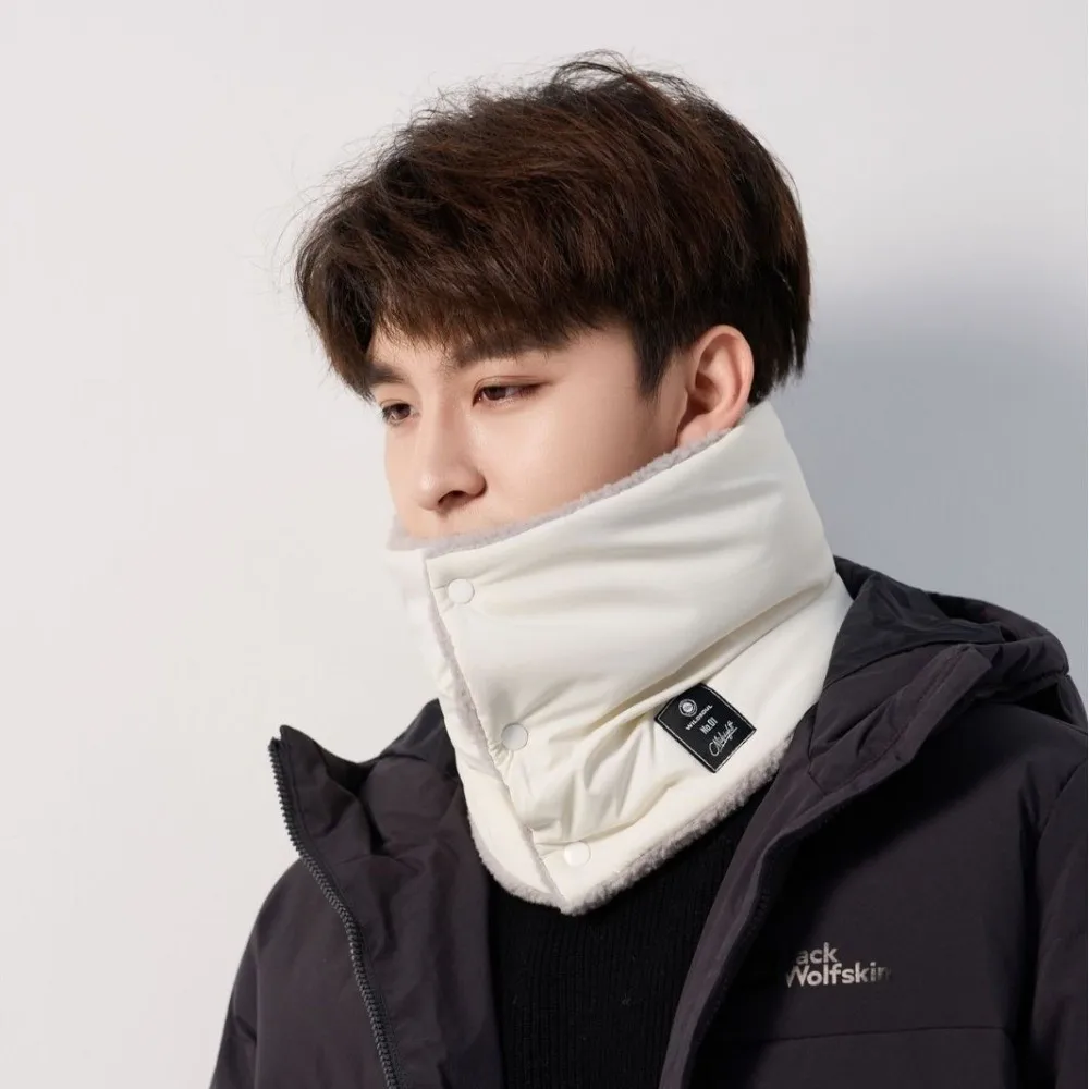 Versatile Down Cotton Neck Gaiter Thickened Thermal Neck Warmer Cold-proof Collar For Men Women Outdoor