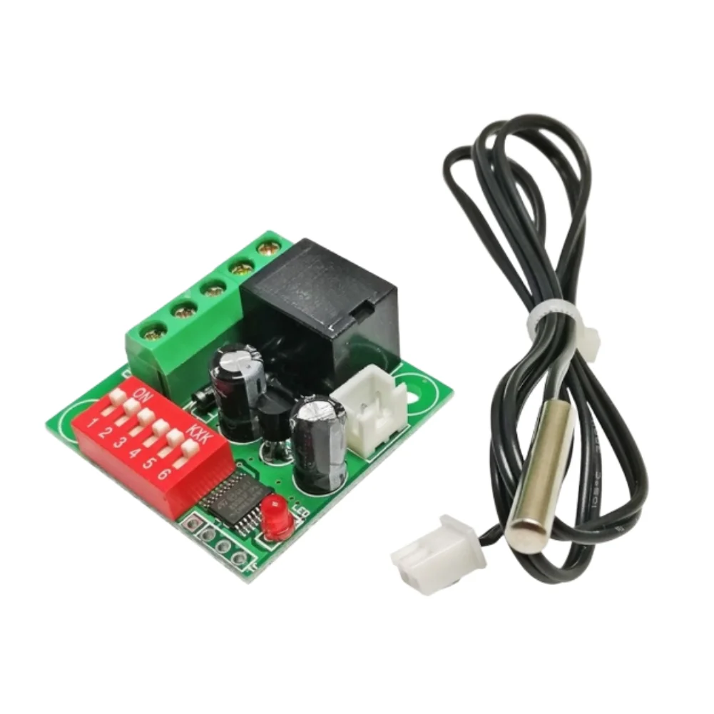 STM8-Based DC12V Temperature Controller Module 0. Accuracy Adjustable Hysteresis 1-10C for Pet Habitat Thermal Control