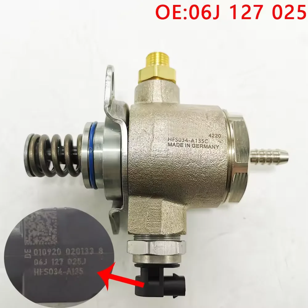 

Original High Pressure Fuel Pump 06J127025J for Volkswagen Voor Golf Passat Tiguan Audi A4 A6 Q5 Tt L4 2.0Tfsi