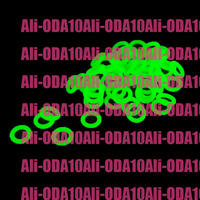 

ODA10-10PCS Outdoor Multifunctional Ground Nail Fluorescent Circle Luminous Silicone Ring Camping Tent Sky Curtain Nail Ring