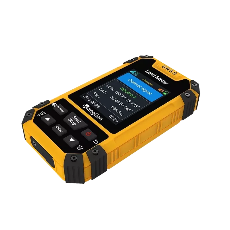 عداد الأرض GNSS، شاشة ملونة، خريطة في الوقت الحقيقي، البث الصوتي، بطارية مزدوجة، صناعية 3 مقاومة، قياس المنطقة للزراعة