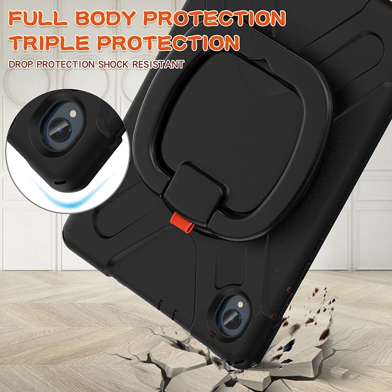 Case For Lenovo Tab M10 Plus K10 10.3 inch 2020 2021 TBX606F TBX606X TBX6C6F TBX6C6X Tablet Case Stand Holder 360 Rotation Cover