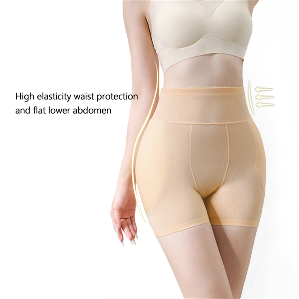 Becirzet Damen-Unterwäsche, Fake Asses, High Waist, Bauchkontrolle, atmungsaktive Hüftpolster, Po-Verstärker, Body Shapewear – Detail 5