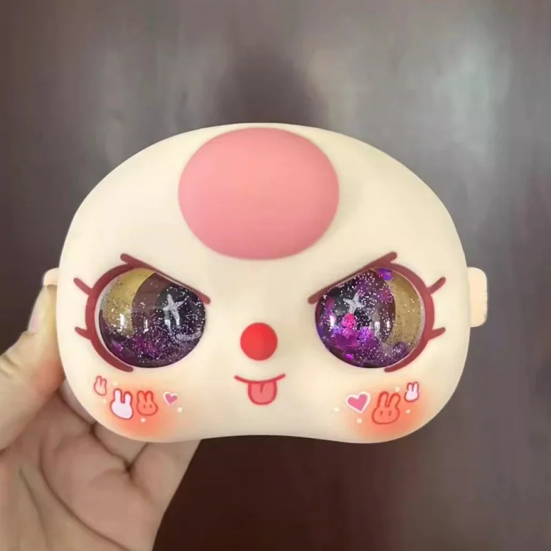 Baby Three 400% Replacement Face Eyes Set Gorgeous Flowing Sand Eyes Decoration Diy Face Shell For Exquisite Accessories Toys