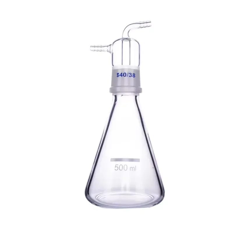 i Suction Filtration Buffer Flask 500ml Liquid Accumulation Bottle GL0-C-02 Anti-backflow Bottle for Vacuum Pump