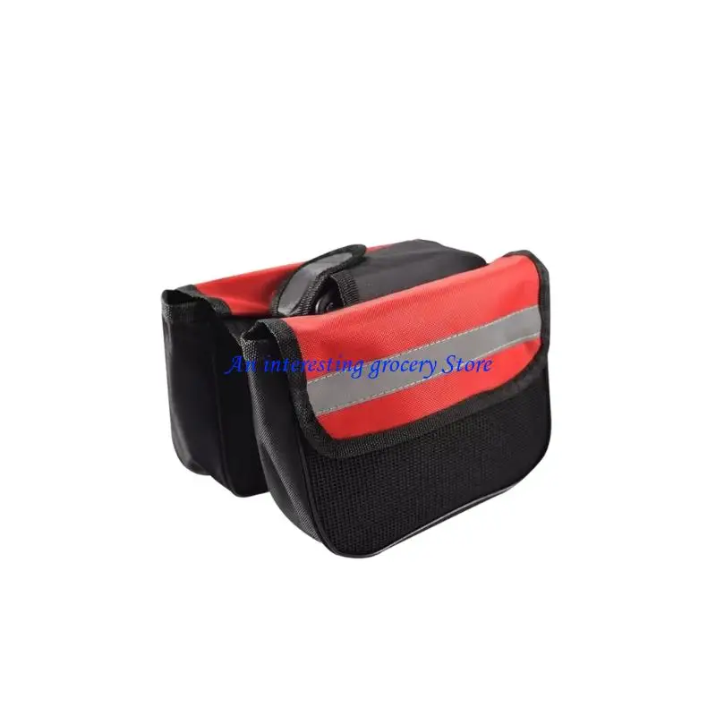 

652D Cycling Crossbars Pouches Bikes Beam Pouches Front Frame Bag for Cycling Sports