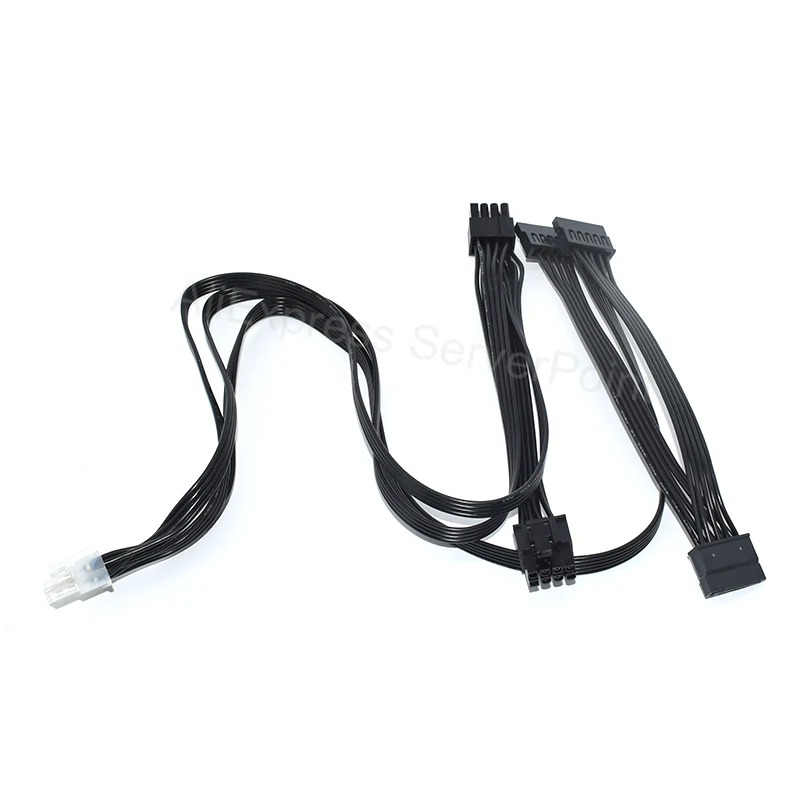 Well Tested 10Pin to PCI-E 8Pin ( 6+2 Pin ) & SATA & 4Pin IDE Molex Adapter Power Cable For HP DL380G6 G7 Server Power Cable