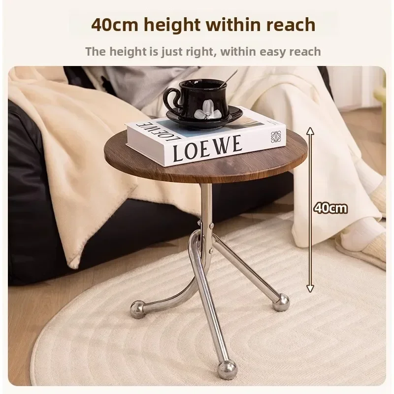 Exquisite Nordic bedroom wrought iron bedside table narrow simple light luxury bedside shelf bedside table small side table