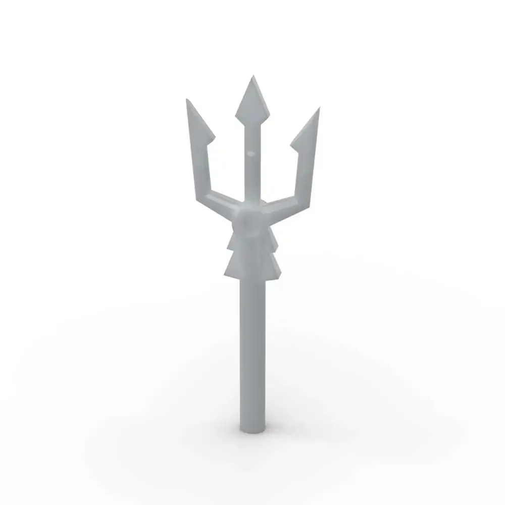 MOC 10PCS 92290 Handheld Body Wear Brick Trident Stacking Replaceable Building Block Diverting Toy Adults Boys Holiday Gifts