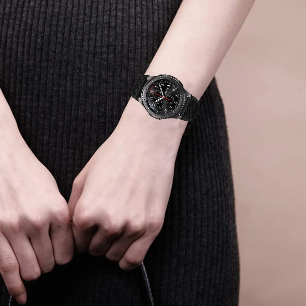 Ремешок силиконовый для Samsung Galaxy Watch 3/Huawei Watch 3/GT3, спортивный браслет для Amazfit GTR/Stratos, 22 мм