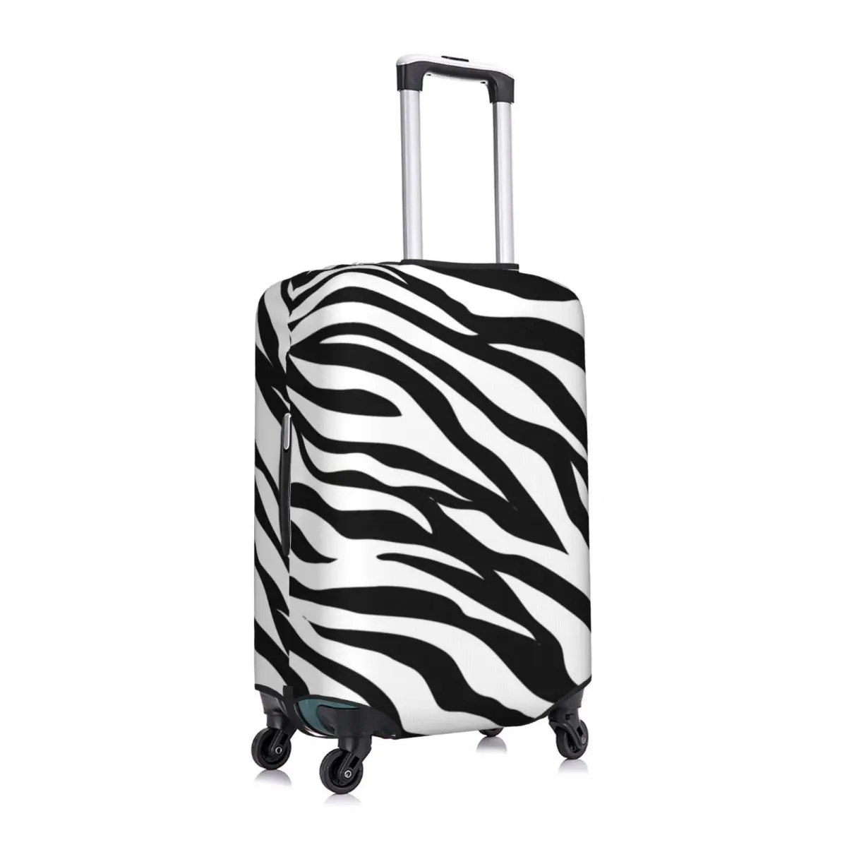 Capa Zebra Design Mala, Suprimentos Práticos de Bagagem, Listras Preto e Branco, Protetor De Viagem De Cruzeiro, Férias