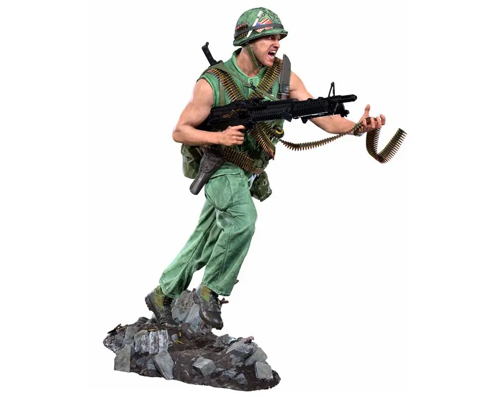 1/16 Scale Die-cast Resin Figure Model Assembling Kit Resin Mannequin Toy Soldier Unpainted