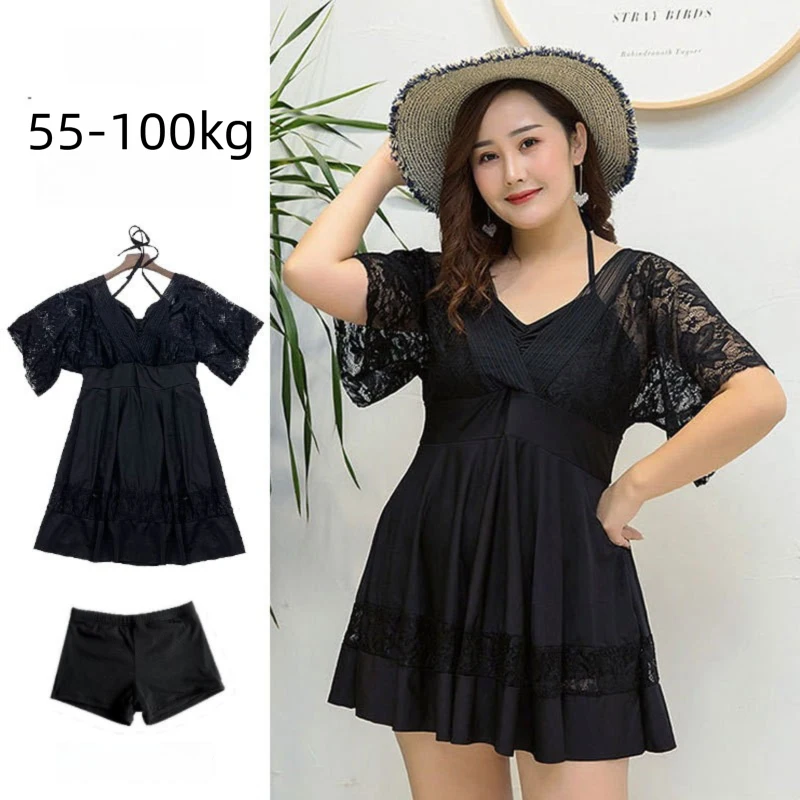 One Piece Swimsuit Women Sports Slim Plus Size Athletic Bathing Suit For Hot Spring Spa Swimming Training Beach Pool Workout