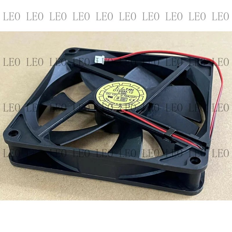 MY For Cooling Fan D14BM-12 for YaLn FAN 12V 0.70A 14CM 2-wire 140m*140*25m
