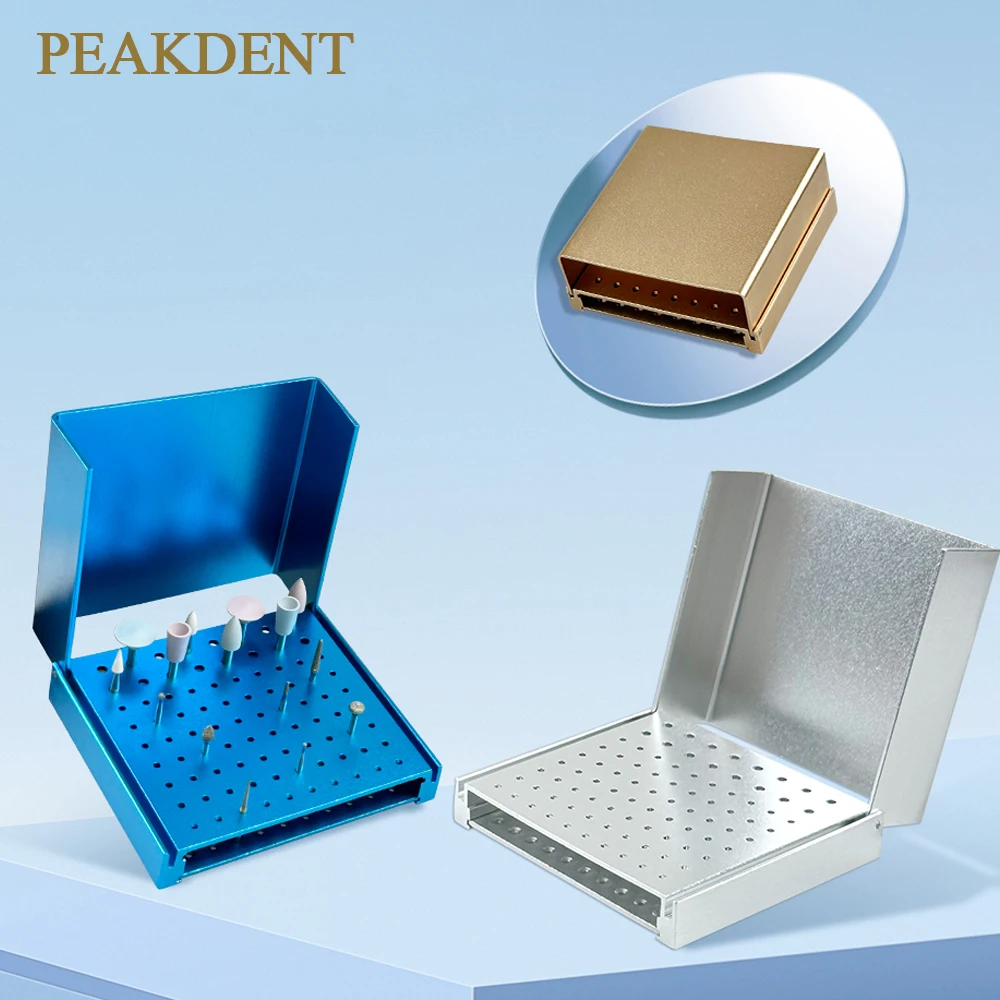 

86 Holes Autoclave Sterilizer Case Burs Dental Bur Holder For High And Low Speed Disinfection Endo Files Holder Dental Lab Tools