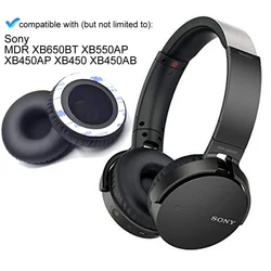 Replacement Ear Pads Earpads for Sony MDR-XB550AP MDR-XB450AP MDR-XB650BT MDR-XB450 MDR XB550AP XB450AP XB650BT XB450 Headphones