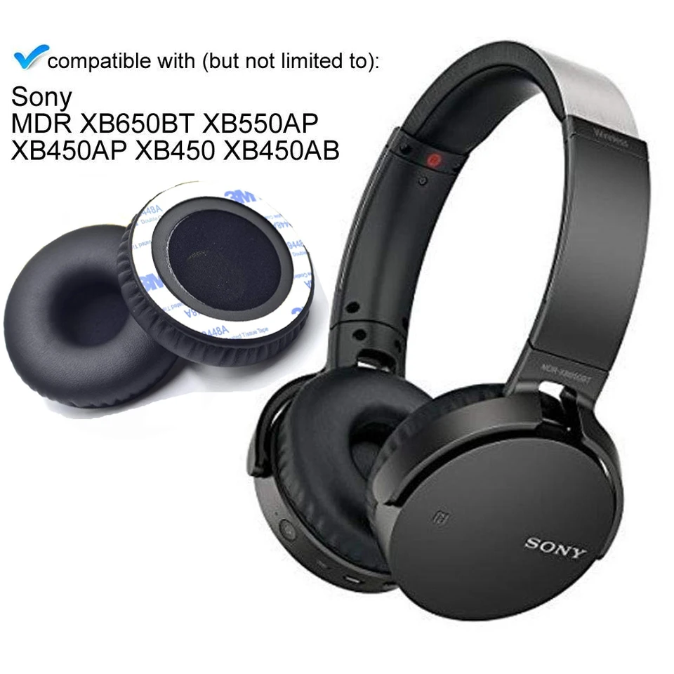 交換用イヤーパッド イヤーパッド Sony MDR-XB550AP MDR-XB450AP MDR