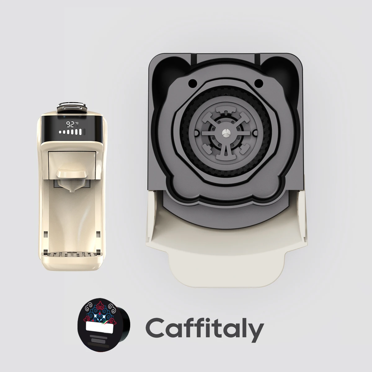 HiBREW H1B Coffee Machine Capsule Adapter System Parts For Nespresso or Dolce Gusto or Ground Coffee or ESE Pod or Caffitaly image 3