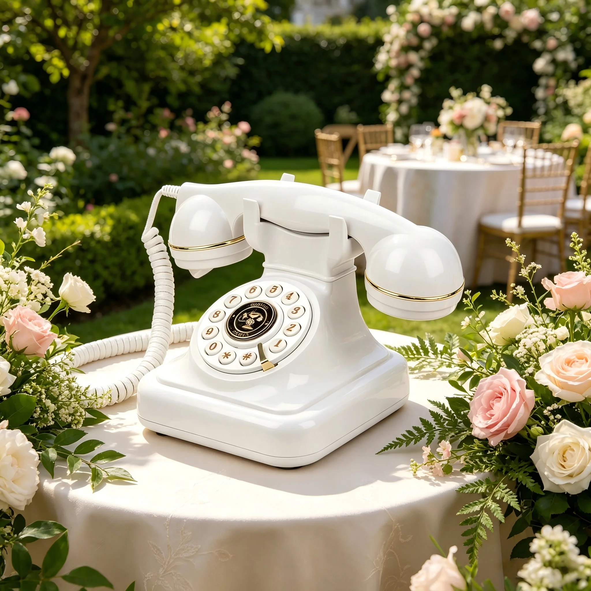 Audio Guestbook, Wedding Phone Recording, Classic Vintage Phone, Suitable for Weddings, Birthdays, and Rentals