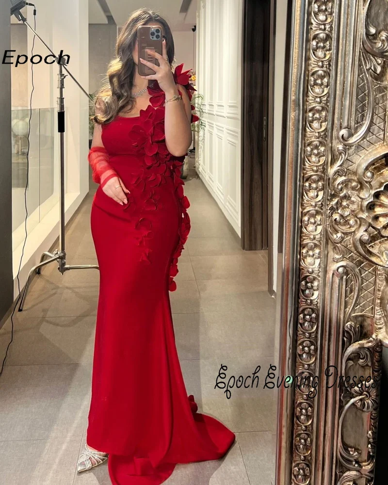 Epoch Long Evening Dress فساتين مناسبة رسميةTrumpet Spaghtti Strap Elegant Appliques Cocktail Prom Gown For Sexy Women 2024