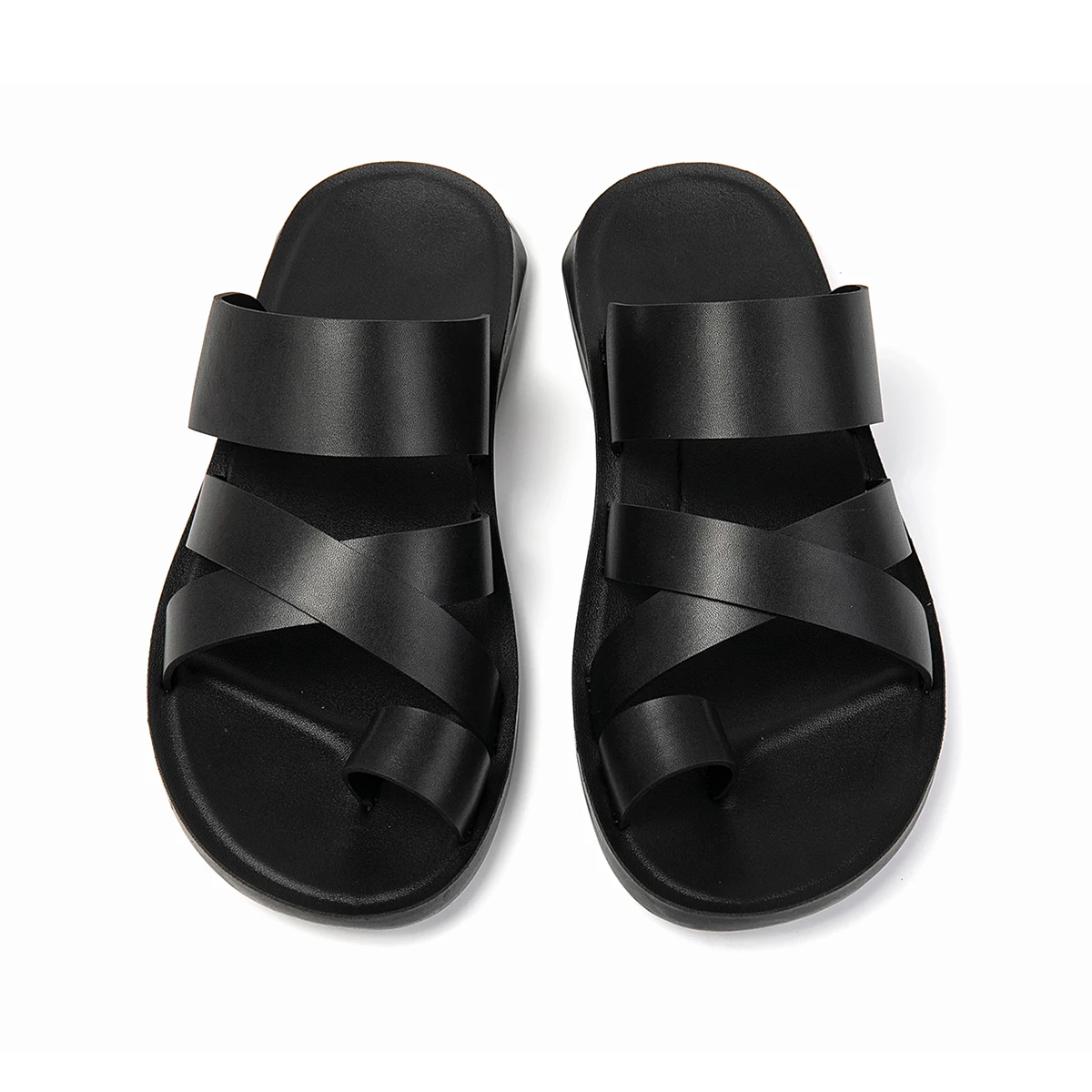 Weiche und bequeme Herrenhausschuhe eignen sich für den täglichen Gebrauch zu Hause, im Freien und für die Freizeit. Neue coole Herren-Sandalen. – Detail 10