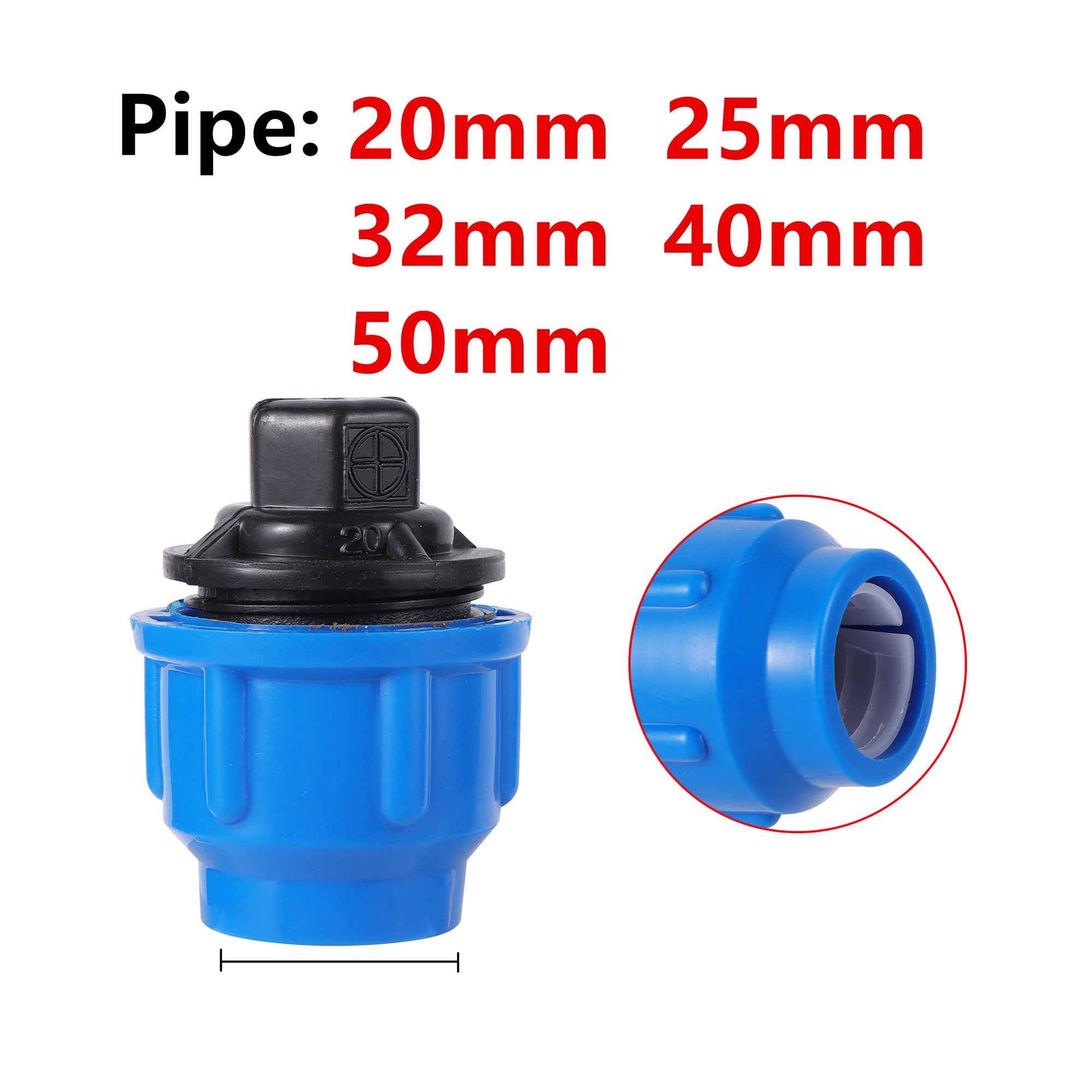 20/25/32/40/50mm PE pipe ball valve joint quick connector agricultural irrigation water pipe diverter accessories