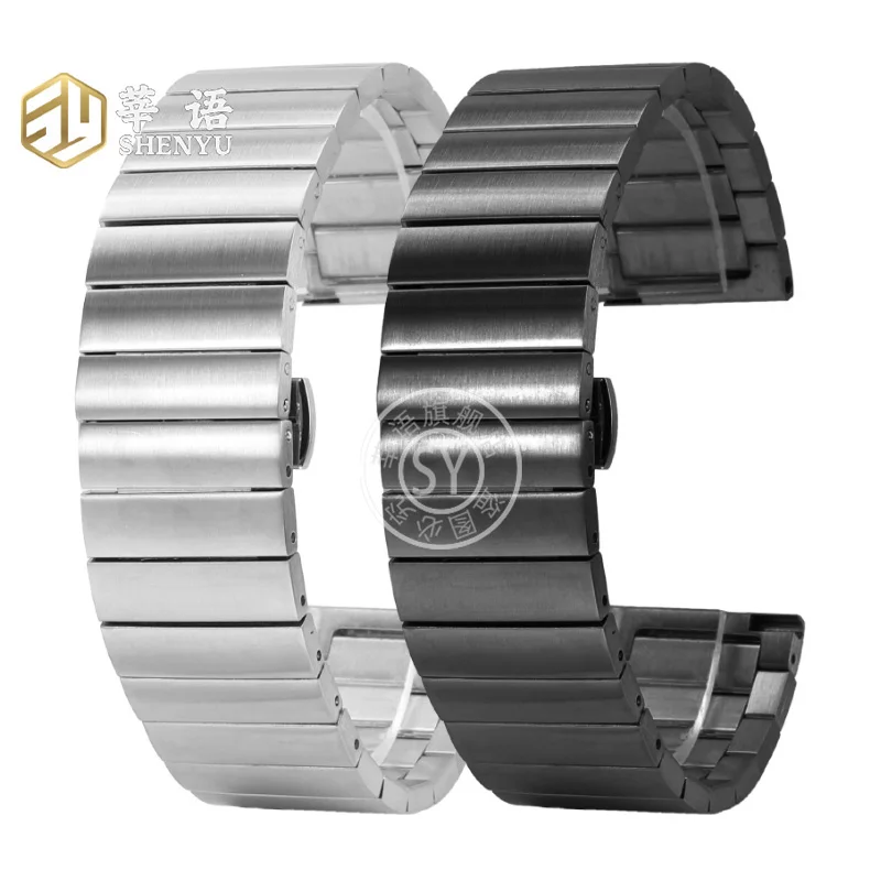 20mm 22mm FOR Seiko 5 Stainless Steel Watch Strap Suitable Men's Fine Steel Wristbands Of Models SKX007/009  SRP599/SSK003