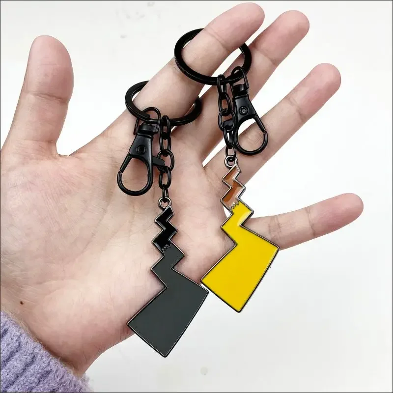 

Pokemon Cute Pikachu Keychain Couple Jewelry Backpack Decoration Charms Cute Tail Pendant Anime Accessories Kids Toys Gifts