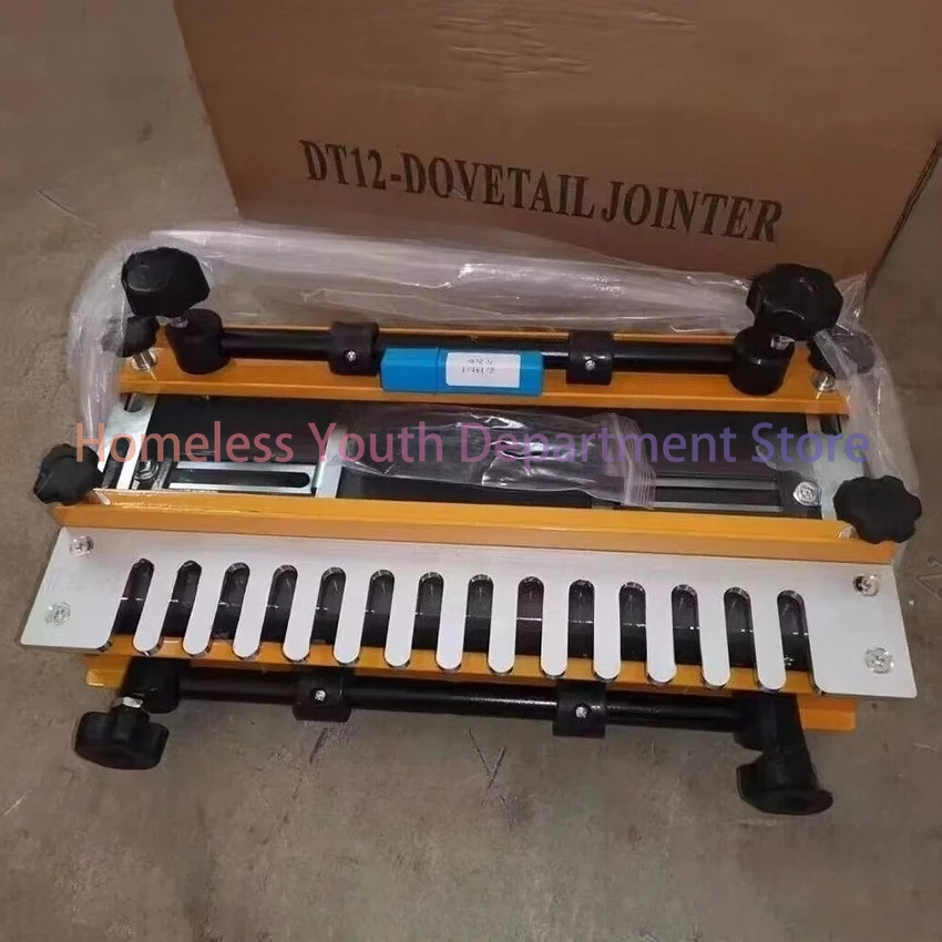 300mm/12” Woodworking Dovetail Machine Wood Dovetail Jig Portable Machine Semi-Permeable Die-Cast Joint Mortising Carpentry Tool
