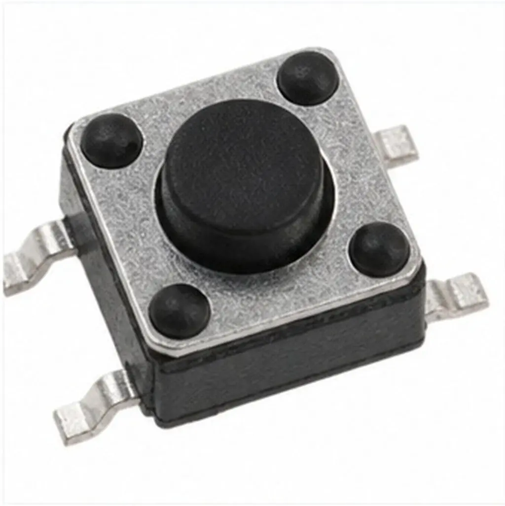 100Pcs Tactile Push Button Switch Micro Momentary Tact Kit Solid Structure Multiple Applications Circuit Board
