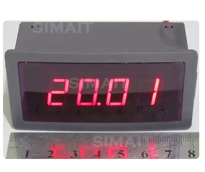 7943 Temperature & Pressure Display Header, 2-Wire System Panel Meter, 4-20mA Percentage Display