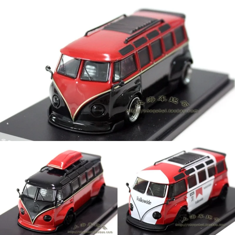 

Литой под давлением масштаб IM1:64 VW T1 Van Robert Design Модифицированная модель автомобиля из сплава Коллекционная игрушка в подарок Сувенирный дисплей Орнамент