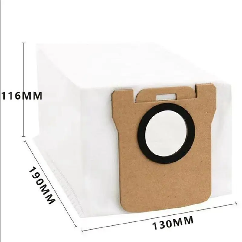 ABUL-48PCS Dust Bag For Robot Vacuum X10+, Mijia Omni 1S, B101CN / Dreame Bot S10 S20 Pro, X10 L10 L10S Ultra Vacuum