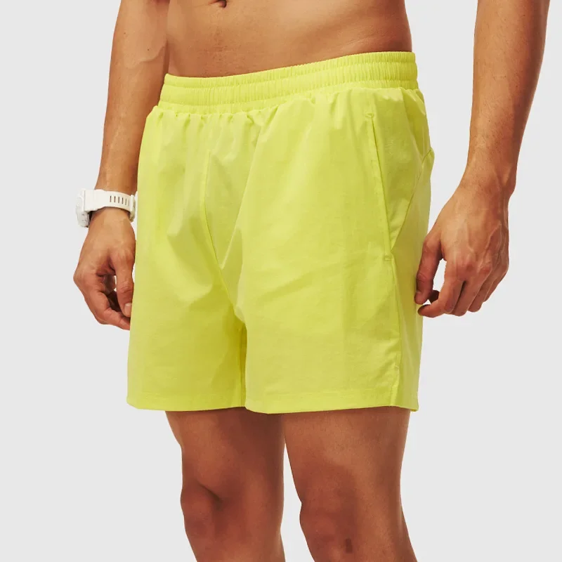 Shorts Esportivos De Sabor De Chuveiro, Gelo De Seda Naked Fitness, Bolso De Zíper De Cintura Traseira, Qualidade, Verão