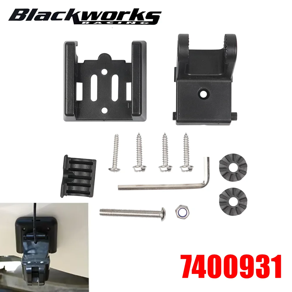7400931 Transducer Bracket 1Set For XHS Model Transducers For XNT 9 20 Transom Mounting Hardware Kit MHX XNT Black BT-1014-BK