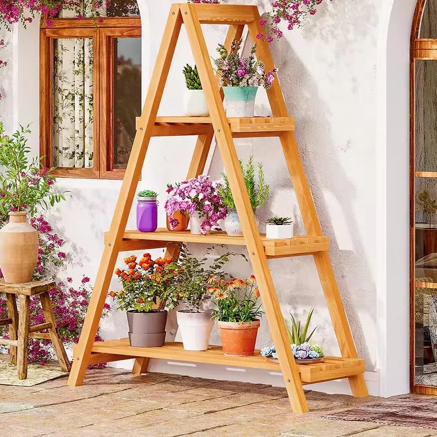 Victorian Weather Resistant Garden Plant Stand Backyard Accent UV Patio Decor Easy Assembly Rust Proof Hardware for Wedding