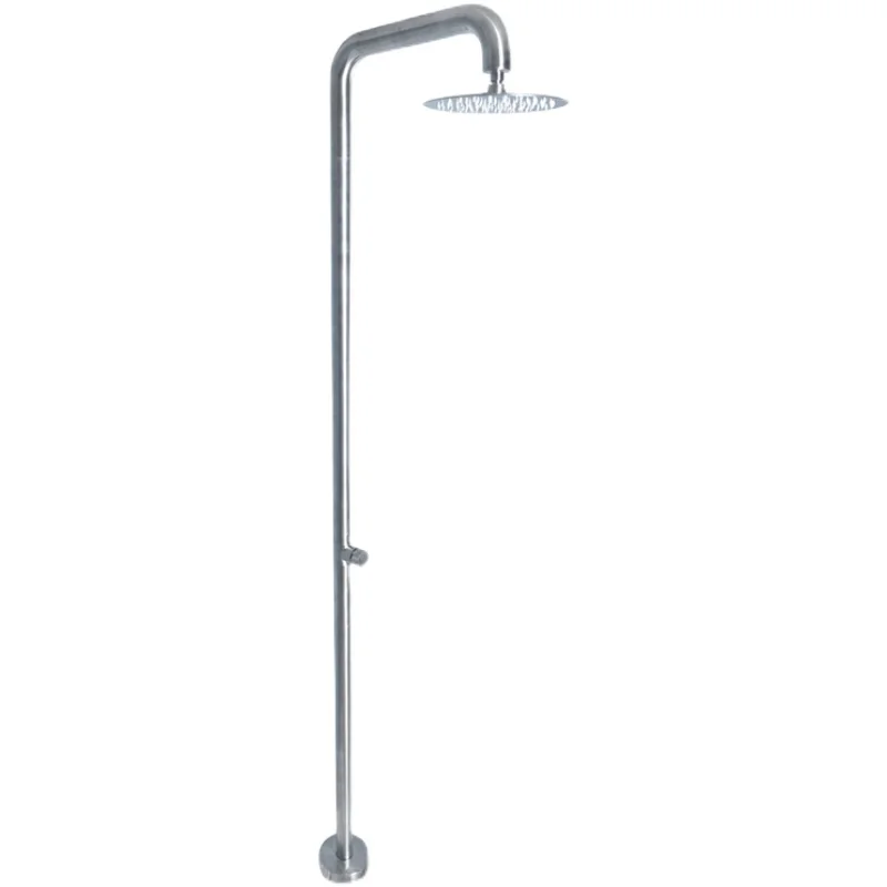 

Stainless steel outdoor swimming pool floor-to-ceiling shower set bathing area beach shower column nozzle