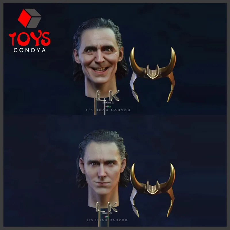 

BY-ART BY-T10 1/6 Scale Tom Hiddleston Head Sculpt Carving Model Fit 12-inch Male Soldier Action Figure Body Dolls